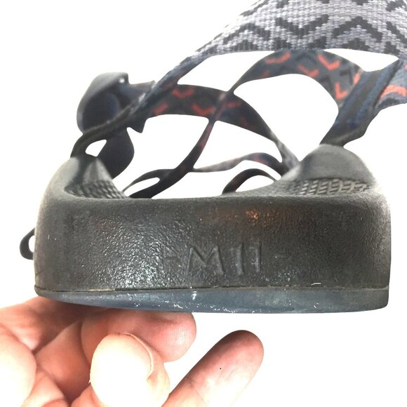 Chaco Z/Cloud Sport Sandals Mens 11 Adjustable Strap Gray - Picture 2 of 8
